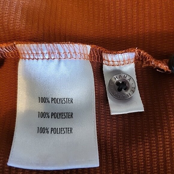 Medium Tehama Green Whirlwind Golf Polo Shirt Odor Resistant Moisture Wicking - Picture 9 of 10